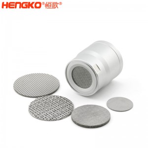 廠家定制氣體傳感器探頭防爆片耐600度高溫隔火焰，用于液化氣處理316不銹鋼阻火網片