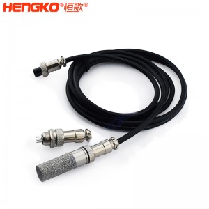 恒歌直銷不銹鋼RHT-H20-B平頭溫濕度傳感器探頭帶電線，用于農業大棚