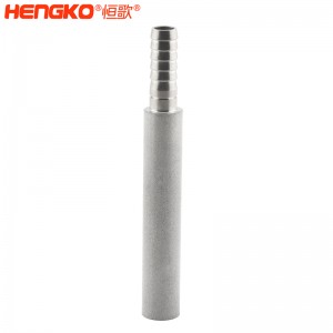 廠家批量生產不銹鋼粉末燒結曝氣頭擴散器 孔隙率高流通速度快，用于臭氧發生器
