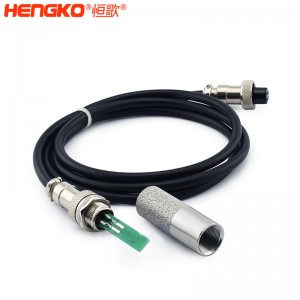 恒歌直銷不銹鋼RHT-H20-B平頭溫濕度傳感器探頭帶電線，用于農業大棚
