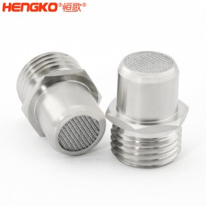 廠家定制有創(chuàng)呼吸機(jī)氣源入口醫(yī)療級(jí)316L不銹鋼過(guò)濾器濾芯防塵透氣耐腐蝕，用于呼吸機(jī)