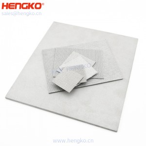 廠家定制316L不銹鋼燒結(jié)絲網(wǎng)濾板濾芯高精度過(guò)濾長(zhǎng)壽命制藥二合一、三合一用