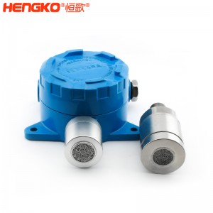 恒歌定制固定式可燃氣體報警器傳感器,帶防爆耐腐蝕多孔不銹鋼探頭